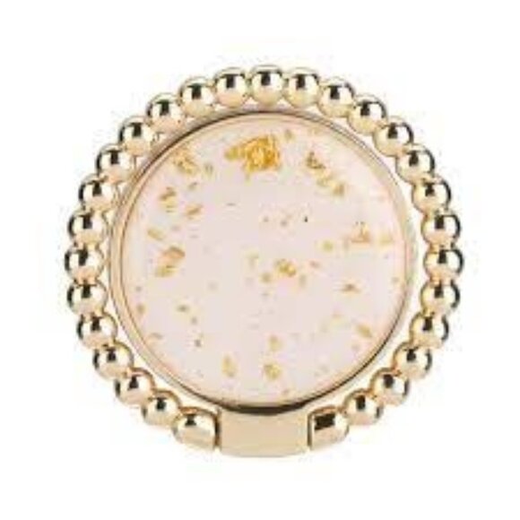 LAX Other - LAX Laurel Sparkle Secure Phone Ring Holder and‎ Kickstand Gold Speckled Glam